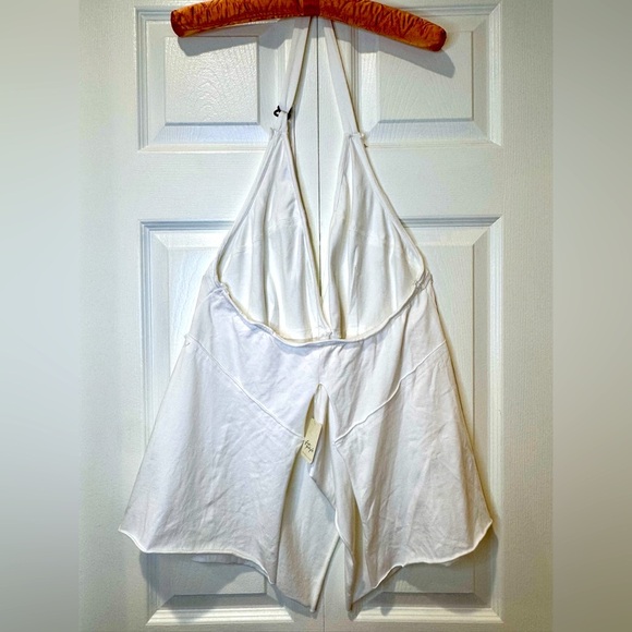Free People Halter Top White Draped Handkerchief Hem Sold at Revolve. Size XL - Picture 7 of 11
